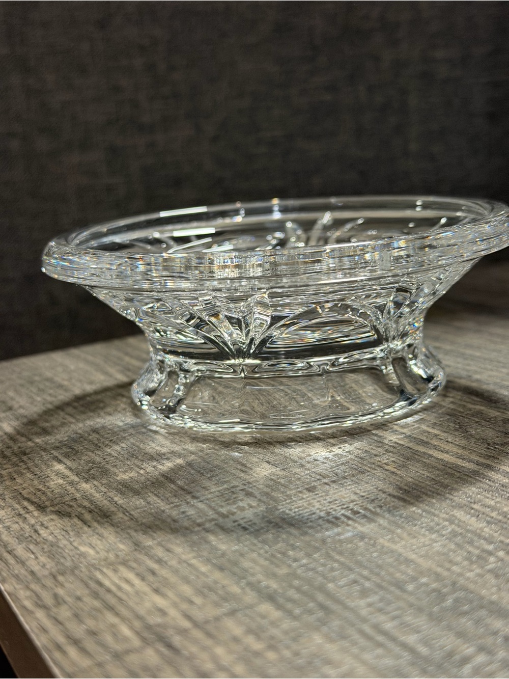 PARTYLITE #P7405 SALZBURG 24% LEAD CRYSTAL CANDLE HOLDER / 3 PC STACKABLE - Picture 10 of 11